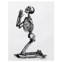 Kneeling Skeleton flyers