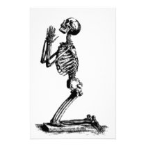 Kneeling Skeleton stationery