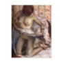Kneeling Woman postcard