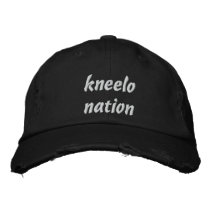 kneelo nation hat embroidered hats