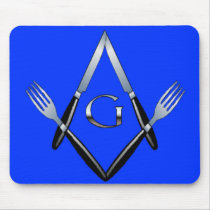 Knife and Fork Mouse Pad mousepads