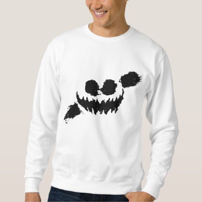 Knife party sweetshirt white/black pullover sweatshirts