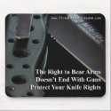 Knife Rights Mousepad by firearmsandfreedom Knife Rights Mousepad