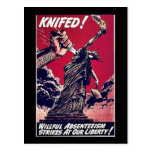 Knifed Postcard