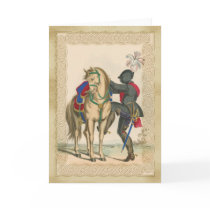 Knight and Armour with Horse Note Card by moonlake Knight and Armour with Horse Note Card