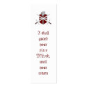 knight and sword bookmark business cards by dbvisualarts knight and sword bookmark business cards