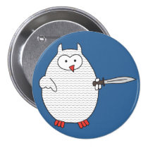 Knight Dispute Hoot Owl Button