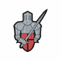 Knight embroidered shirts