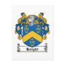 Knight Family Crest Postcards