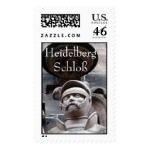 Knight guarding Heidelberg Schloß - Germany postage
