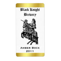 Knight Home Made Beer Label labels