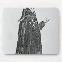 Knight Hospitaller in the original habit Mouse Pads