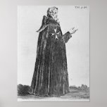 Knight Hospitaller in the original habit Posters