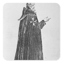 Knight Hospitaller in the original habit Stickers