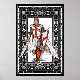 knight in armour poster