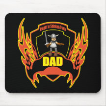 Knight In Armour T-shirts and Gifts For Dad Mouse Pad