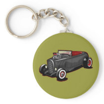 knight in black satin key chain