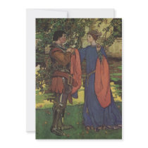 Knight in Shining Armor by Elizabeth Shippen Green Custom Invitations