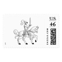 Knight In Shining Armor Stamp