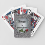 Knight in Shining Armor Shield Rose Deck Of Cards