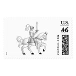 Knight In Shining Armor Stamp