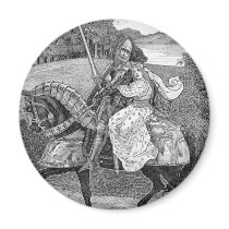 knight in shining armour magnets