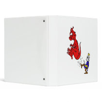Knight Kicking Dragon Binders