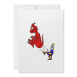 Knight Kicking Dragon Invite