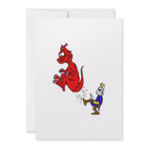 Knight Kicking Dragon Invite