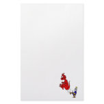 Knight Kicking Dragon Stationery Paper