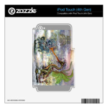Knight n Dragon Decals For iPod Touch 4G