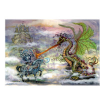 Knight n Dragon posters