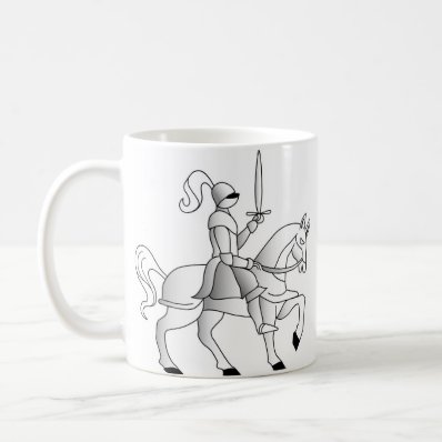 Knight On Horseback Coffee Mug