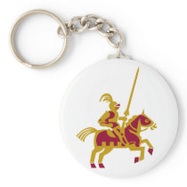 Knight On Horseback Keychain