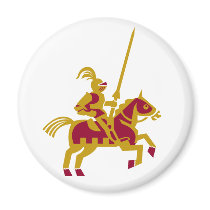 Knight On Horseback magnets by alternateworlds Knight On Horseback magnets