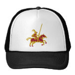 Knight On Horseback Mesh Hats