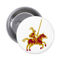 Knight On Horseback Pin