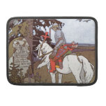 Knight on White Horse Sleeve For MacBook Pro