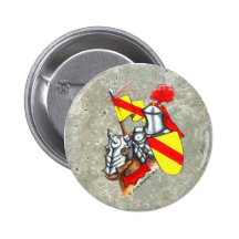 Knight stone pinback buttons