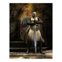 Knight Templar and Holy Grail posters
