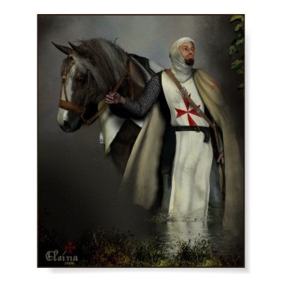 Knight Templar Print by EMS_Arts