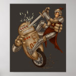 Knight VS Robot Print