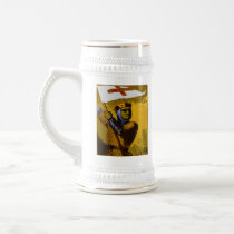 Knight with Flag mugs