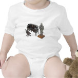 KnightArmorRetroDesk103110 Baby Bodysuit