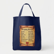 Knightly Virtues bag