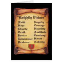 Knightly Virtues card