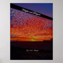 Knights and Dragons Poem posters