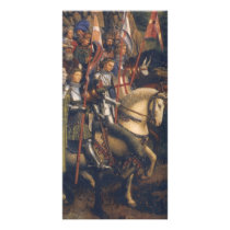 Knights of Christ (Ghent Altarpiece) Personalized Photo Card