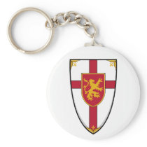 Knights Shield Keychain