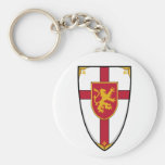 Knights Shield Keychain